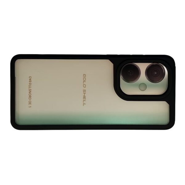 One pls ce3 Compatible for OnePlus Nord CE 3 5G Back Case Cover  Clear Case with Camera Protection  (TPU + PC  Matte Black)