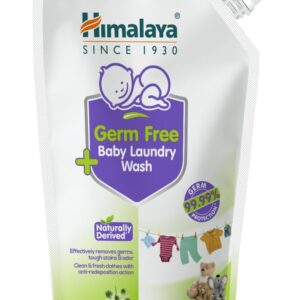 Himalaya Germ Free Baby Laundry Detergent Liquid 500 ML (Refill Pouch)  Plant Based Cleansers & Biodegradable Ingredients