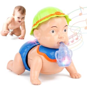 Musical Baby Crawling Toy for Kids with LED Lights