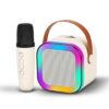 Wireless Mini Portable Bluetooth Speaker with Microphone & LED Lights