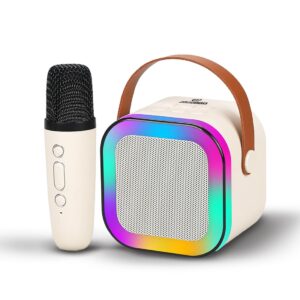 Wireless Mini Portable Bluetooth Speaker with Microphone & LED Lights