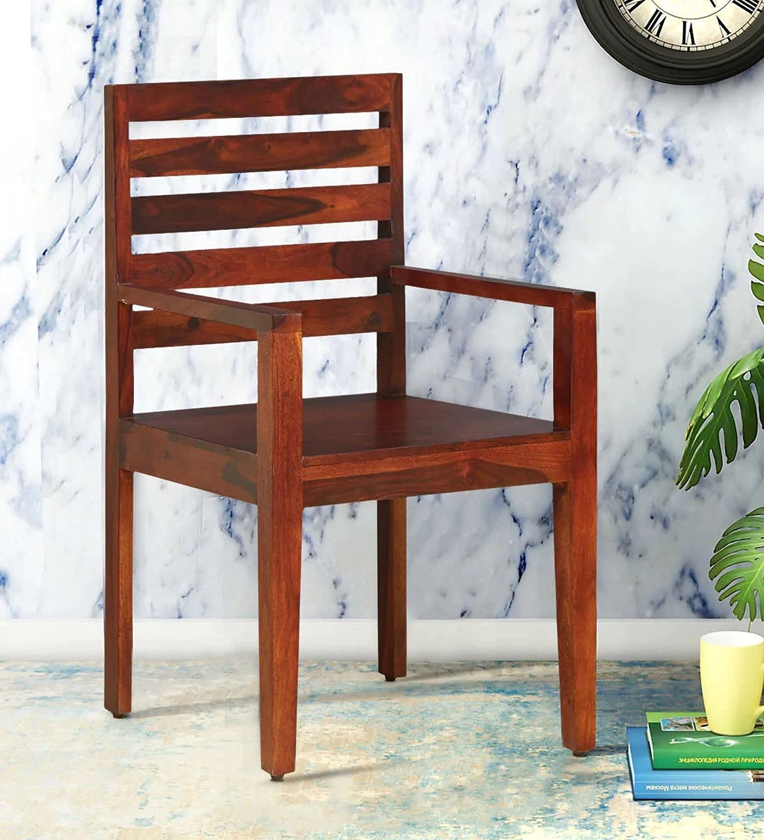 WOODSTAGE Solid Sheesham Wood Multipurpose Chair for Living Room Bedroom Home WOODSTAGE Solid  Wood Multipurpose Chair for Living Room Bedroom Home